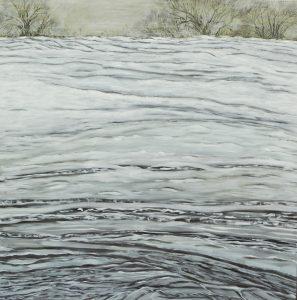 "Weisser Acker", 2011, 100 x 100 cm, Acryl auf LW