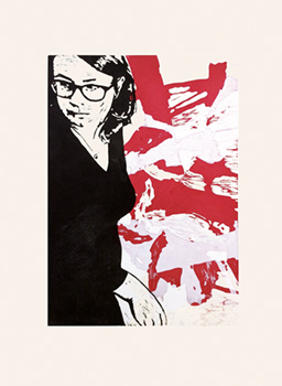 Karin Schuff porträtiert von Margot Krottenthaler