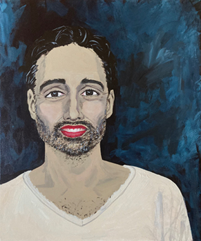 Benni Pfeiffer porträtiert von Anna Kroschewski