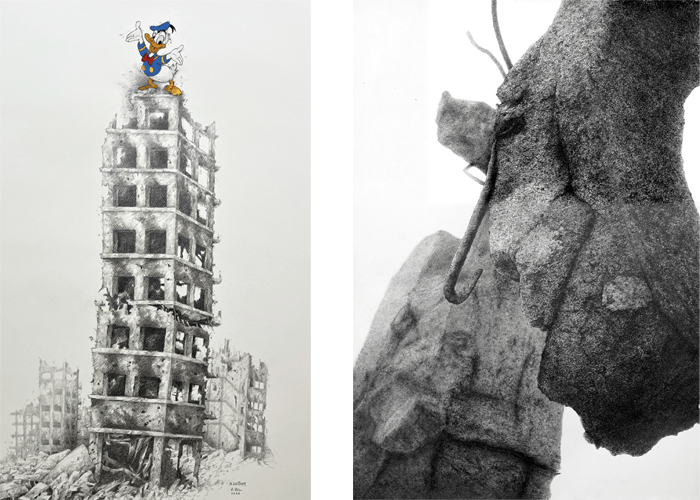 Pawel Warchol und Heiko Klohn in der Galerie der KVD