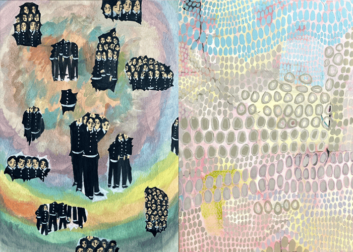 Kroschewski Anna und weipan wang in der Galerie der KVD